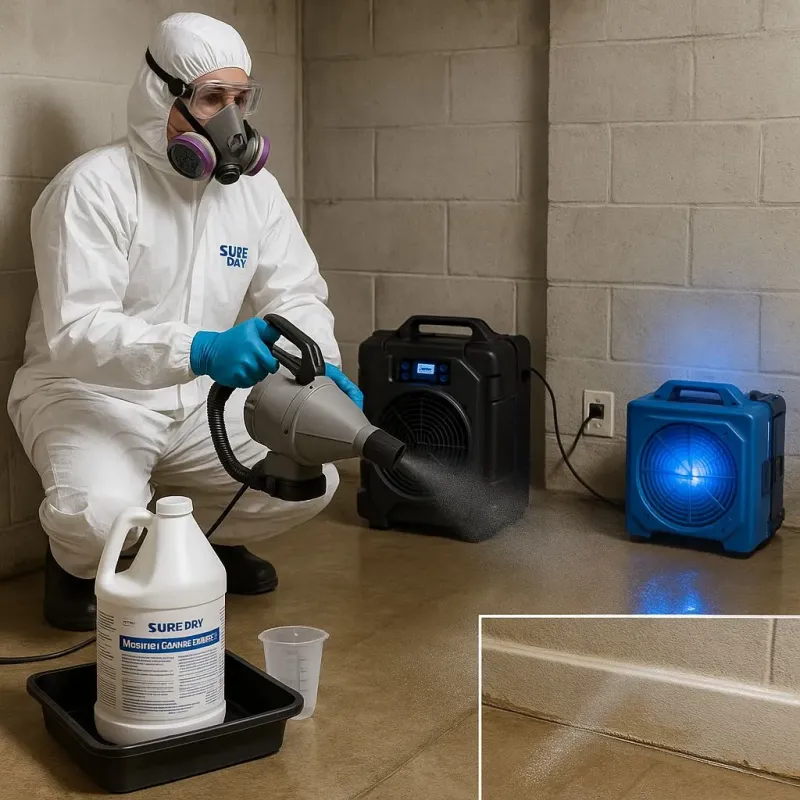 Sanitization and Odor Removal process in Pinehurst, NC