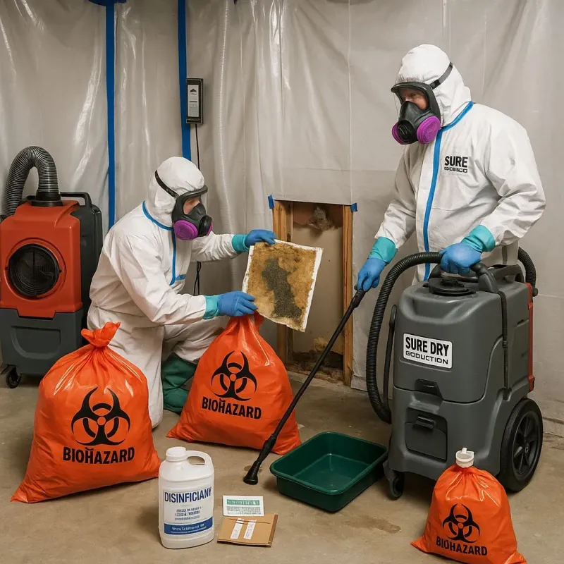 Contaminated Water Handling Protocols process in Pinehurst, NC